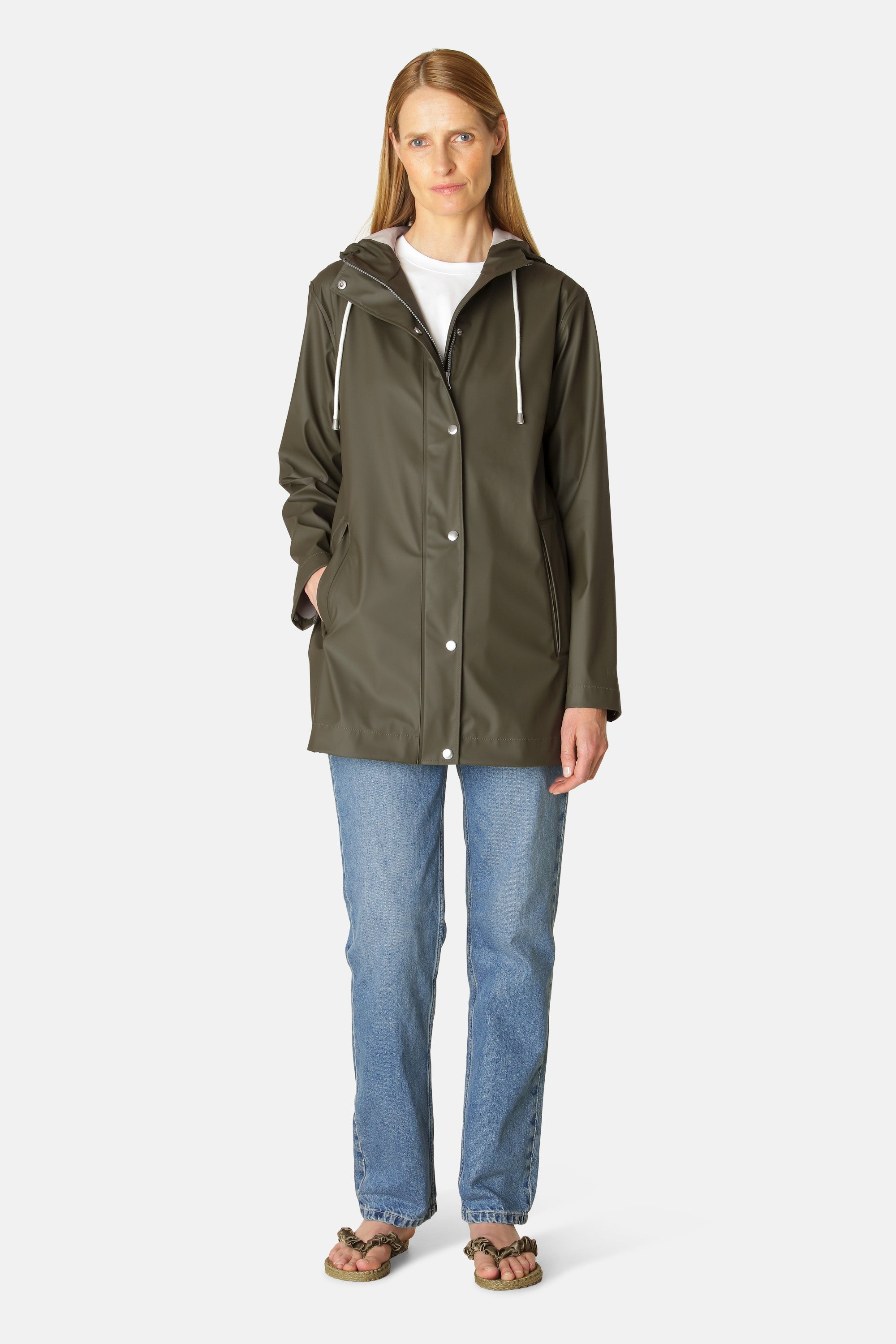 Ilse Jacobsen Hornbæk Rain Rain Jacket Rain jacket 410 Army